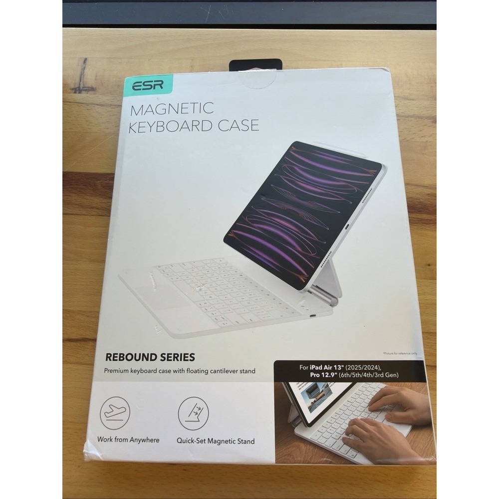 ESR Magnetic Keyboard Case Rebound Series iPad Air 13 Pro 12.9 Bluetooth OB